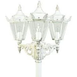 Albert Leuchten 2049 Wegeleuchte Gold, Weiß, 3-flammig