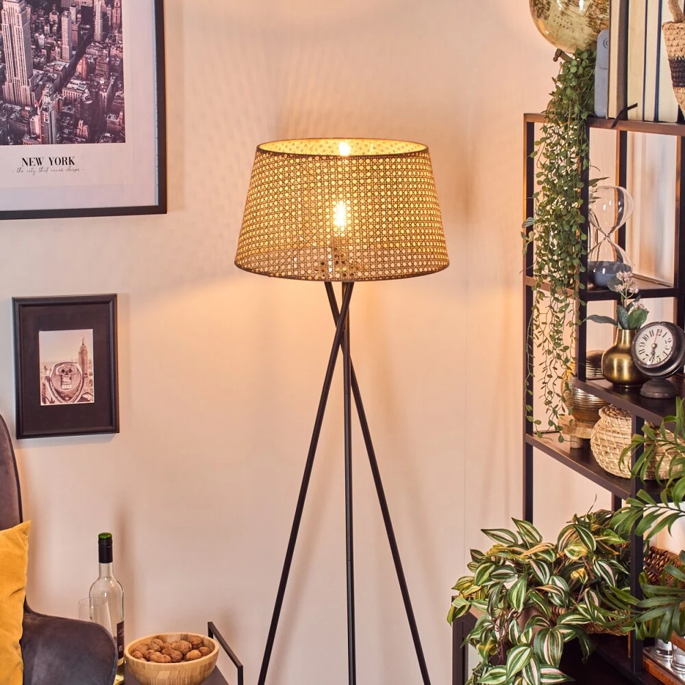 Barcos Stehleuchte 45 Cm Beige, Naturfarben, 1-flammig – Bild 7