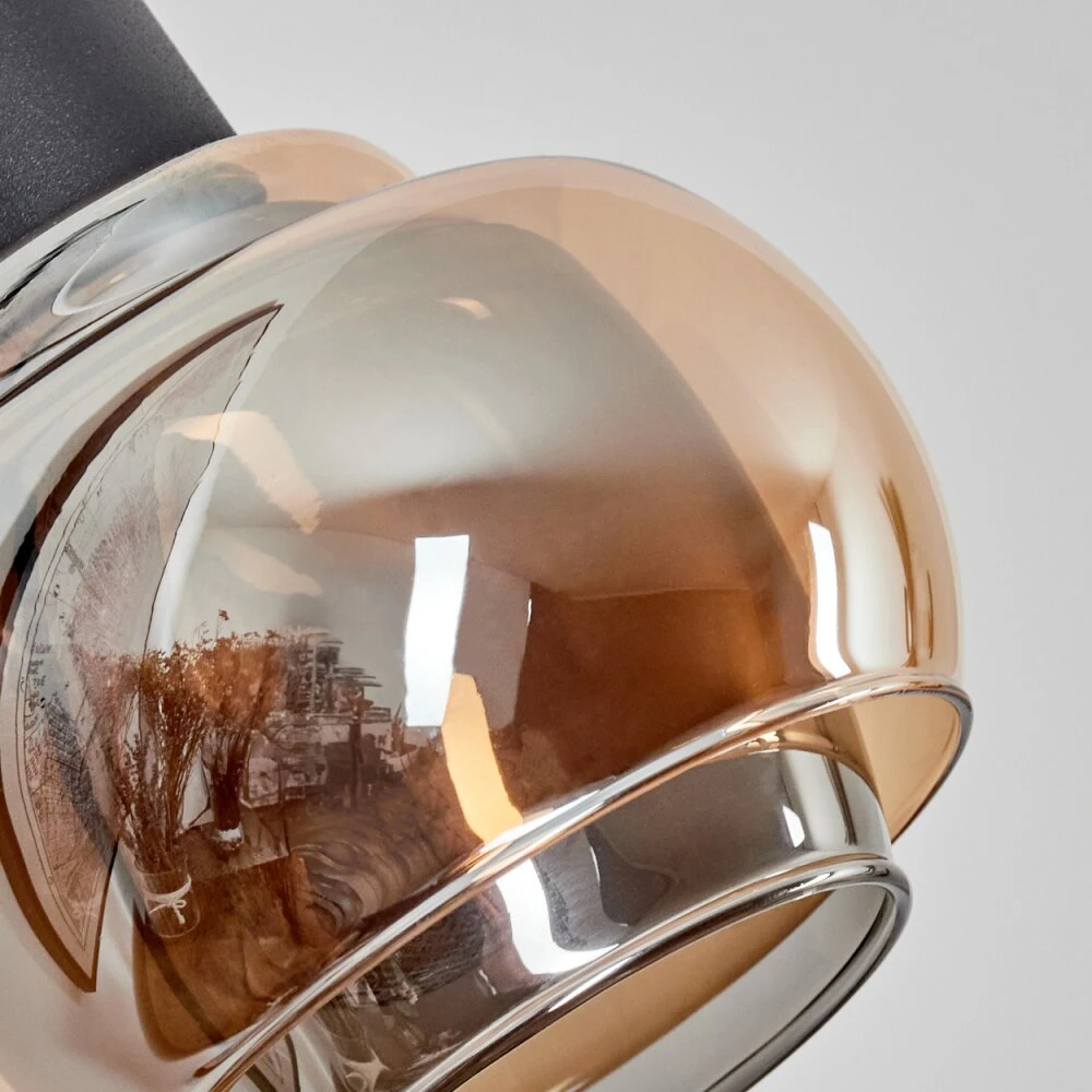 Cevio Wandleuchte Schwarz, 1-flammig – Bild 3