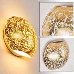 Concha Wandleuchte Weiß, 1-flammig