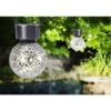 Globo HANDL12er Set Solarleuchte LED Edelstahl, 1-flammig