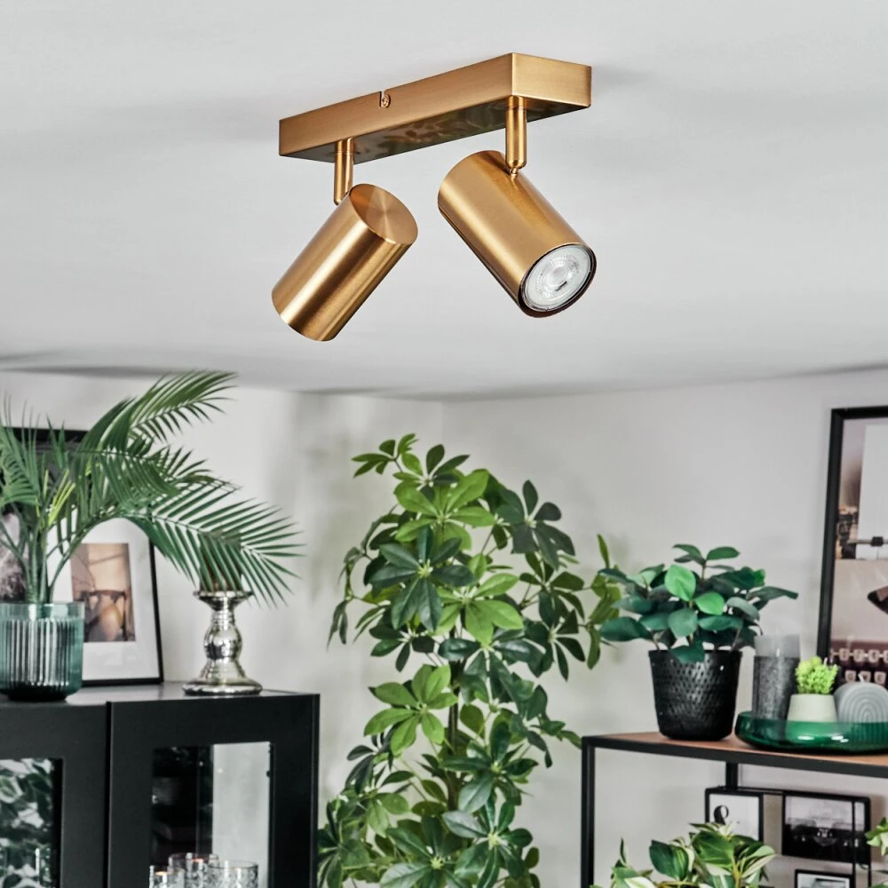 Javel Deckenleuchte Gold, 2-flammig – Bild 2