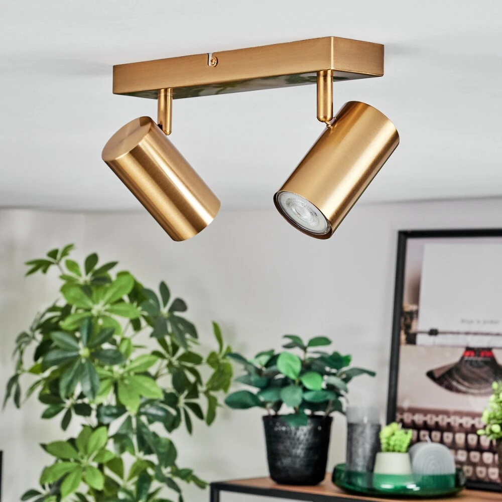 Javel Deckenleuchte Gold, 2-flammig – Bild 12